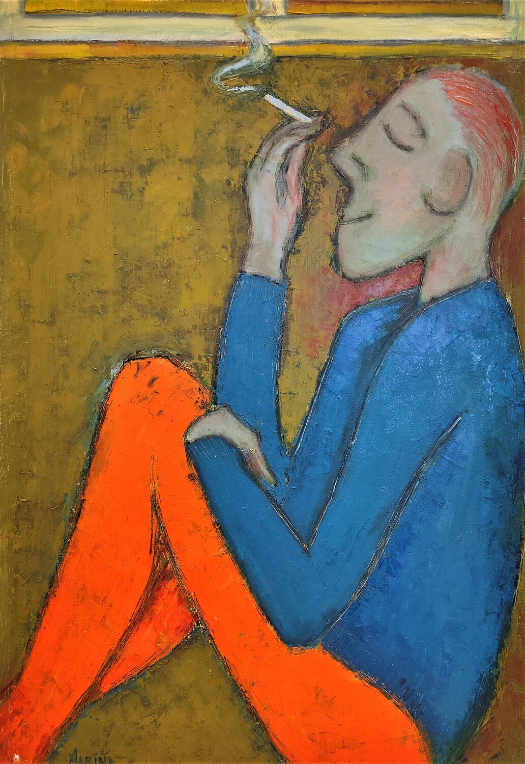 Quarantine dreams Albina Urbanek Original painting for sale
