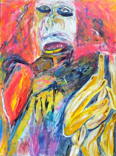 Le Dernier Chapiteau by Muriel Deumié, Painting for Sale on Select