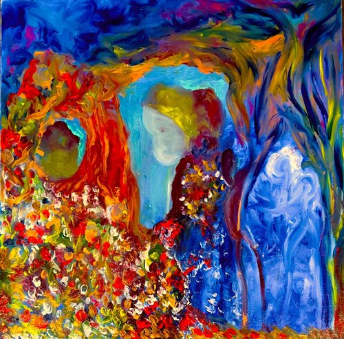 Miroir de l’âme by Muriel Deumié, Painting for Sale on Select