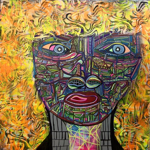 Synthia by Muriel Deumié, Painting for Sale on Select