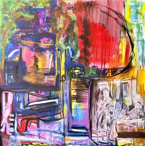 Cosette n’est pas servie by Muriel Deumié, Painting for Sale on Select