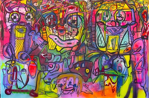 liberté d'expression by Muriel Deumié, Painting for Sale on Select