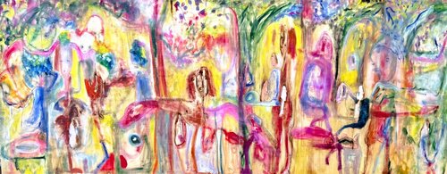cache cache by Muriel Deumié, Painting for Sale on Select
