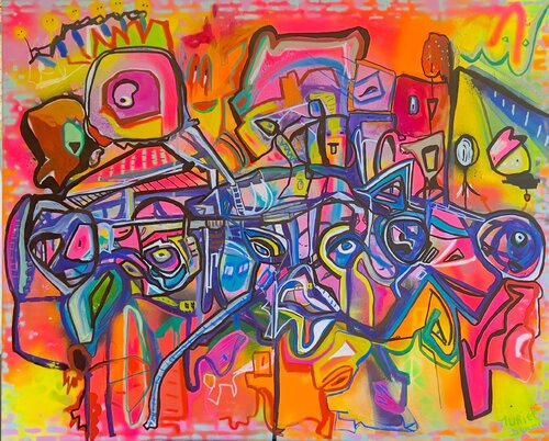 Pop Star by Muriel Deumié, Painting for Sale on Select