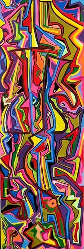 Flex 2 by Muriel Deumié, Painting for Sale on Select