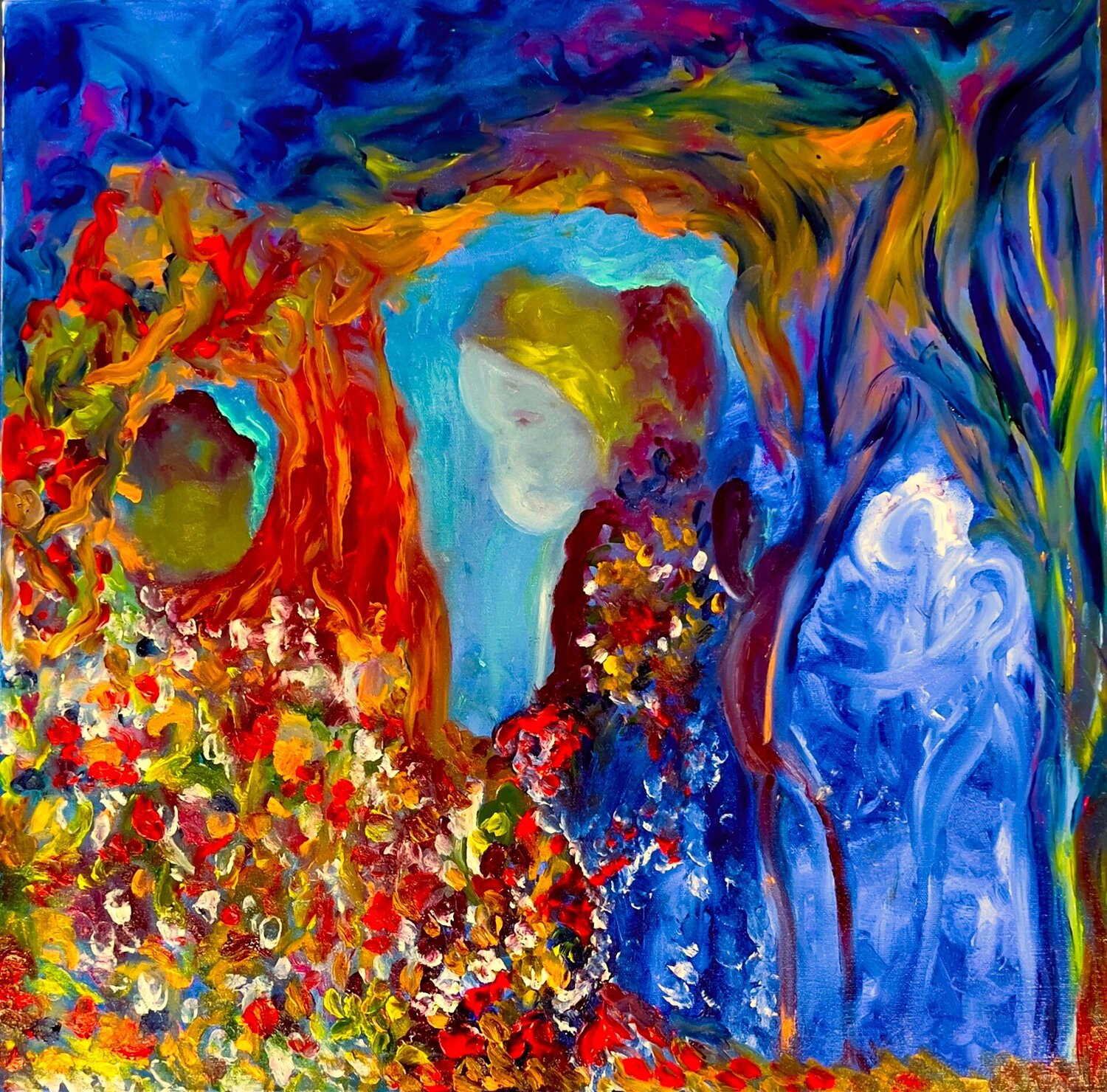 Miroir de l’âme Muriel Deumié Original painting for sale