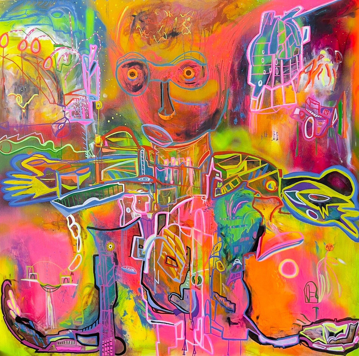 Délirium Muriel Deumié Original painting for sale
