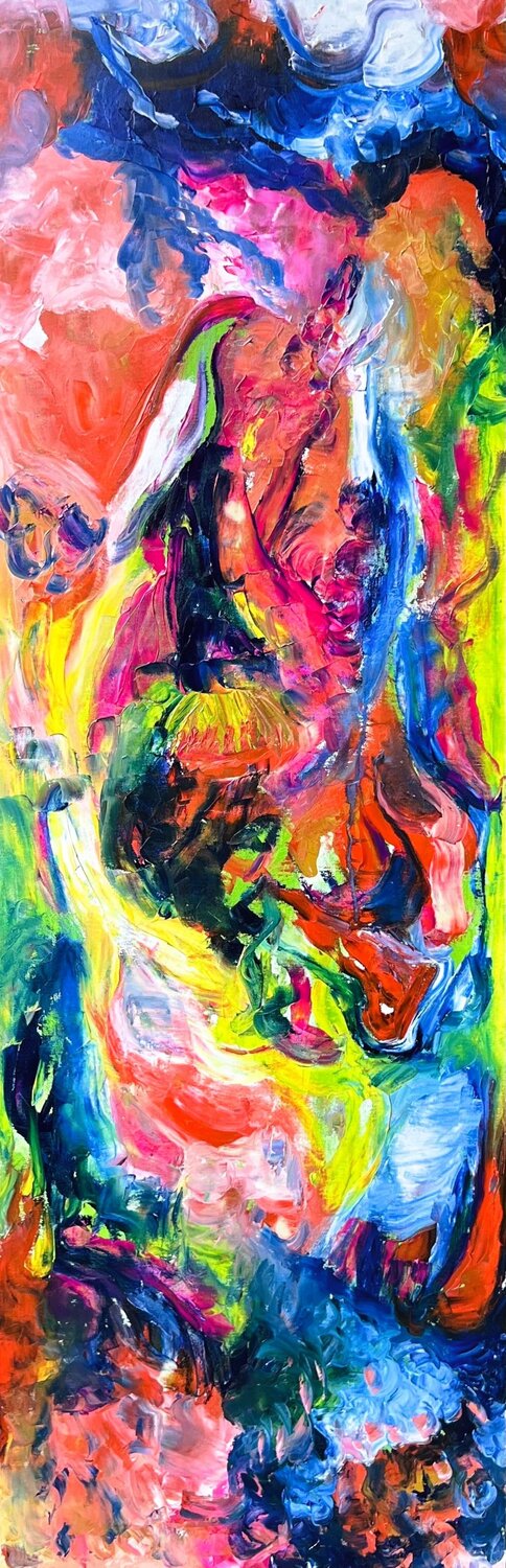 Partir de rien Muriel Deumié Original painting for sale
