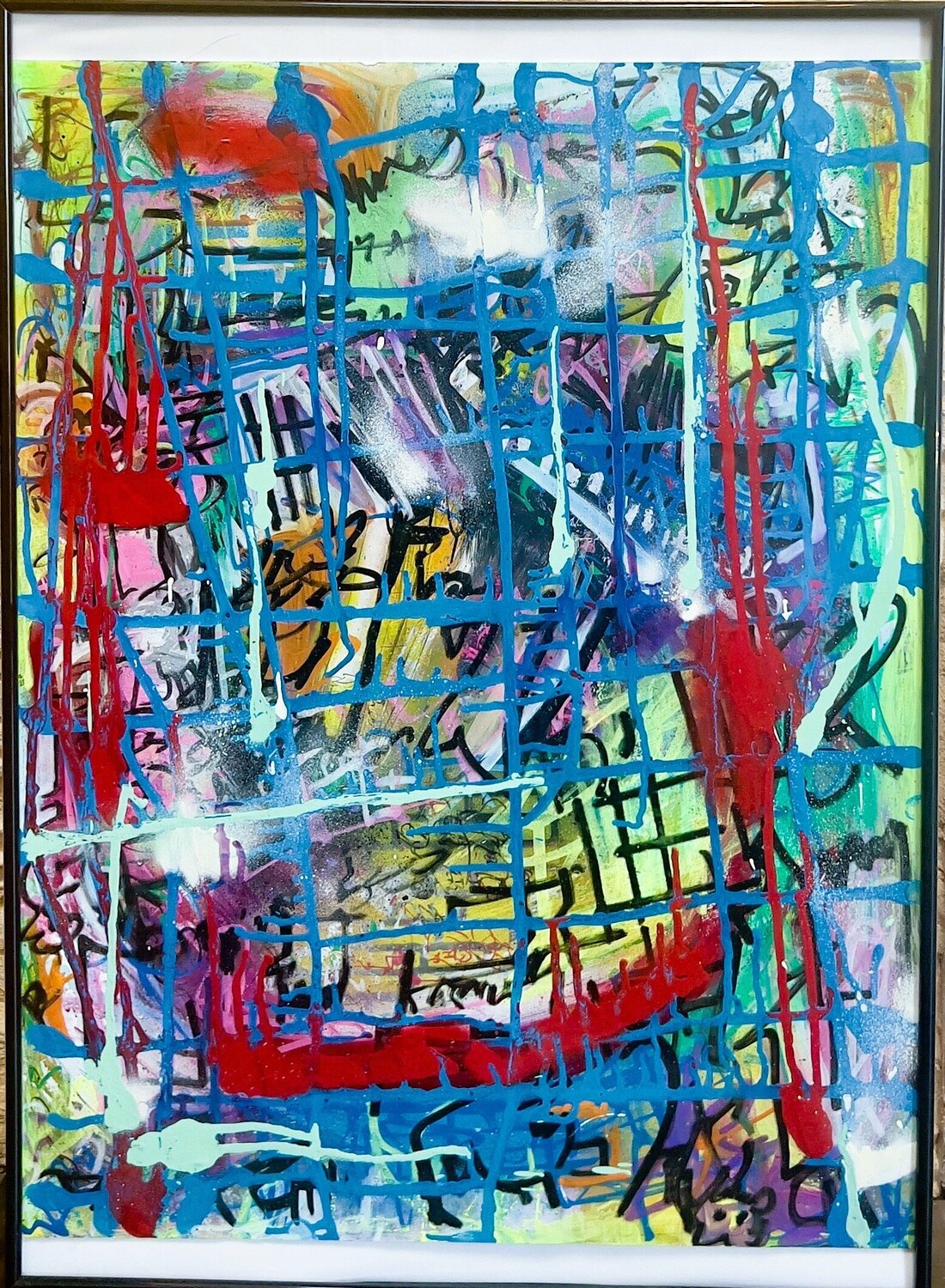 Expressive Muriel Deumié Original painting for sale