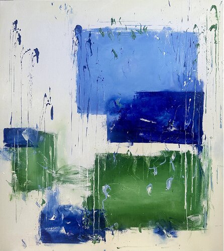 Only happy when it rains by Sabine Kay, Painting for Sale on Select