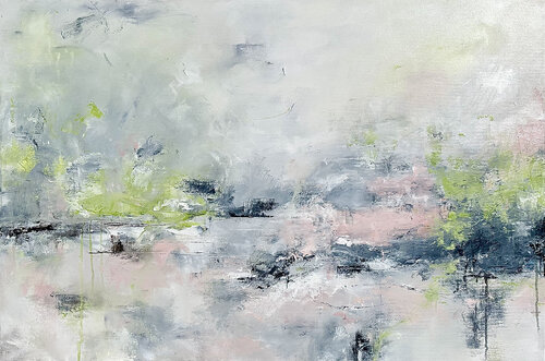 Tranquil reflection by Sabine Kay, Painting for Sale on Select