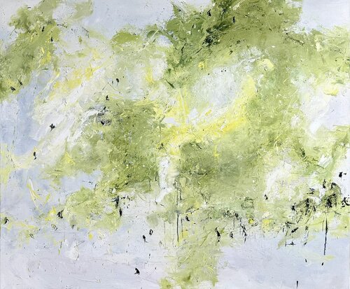 Fields of Green by Sabine Kay, Painting for Sale on Select