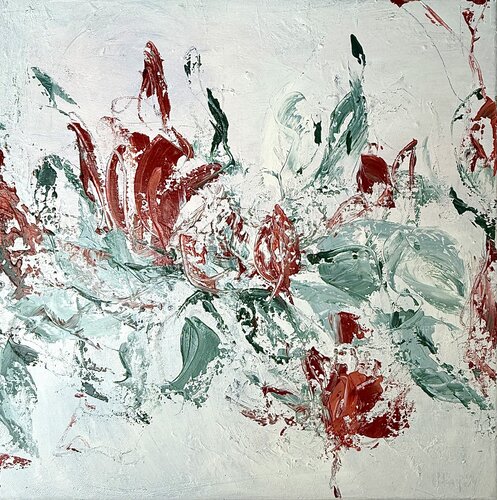 Floral patch by Sabine Kay, Painting for Sale on Select