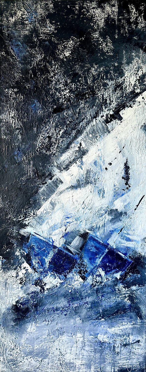 Stormy waters Sabine Kay Original painting for sale
