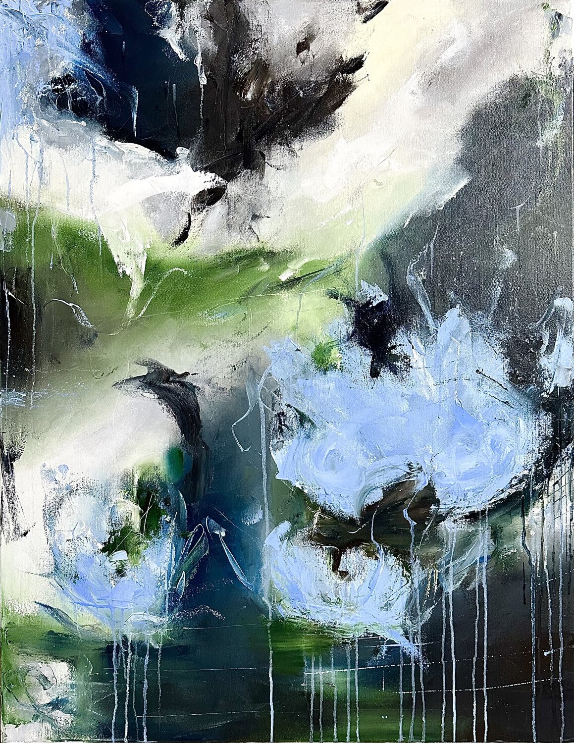 The hidden garden Sabine Kay Original painting for sale