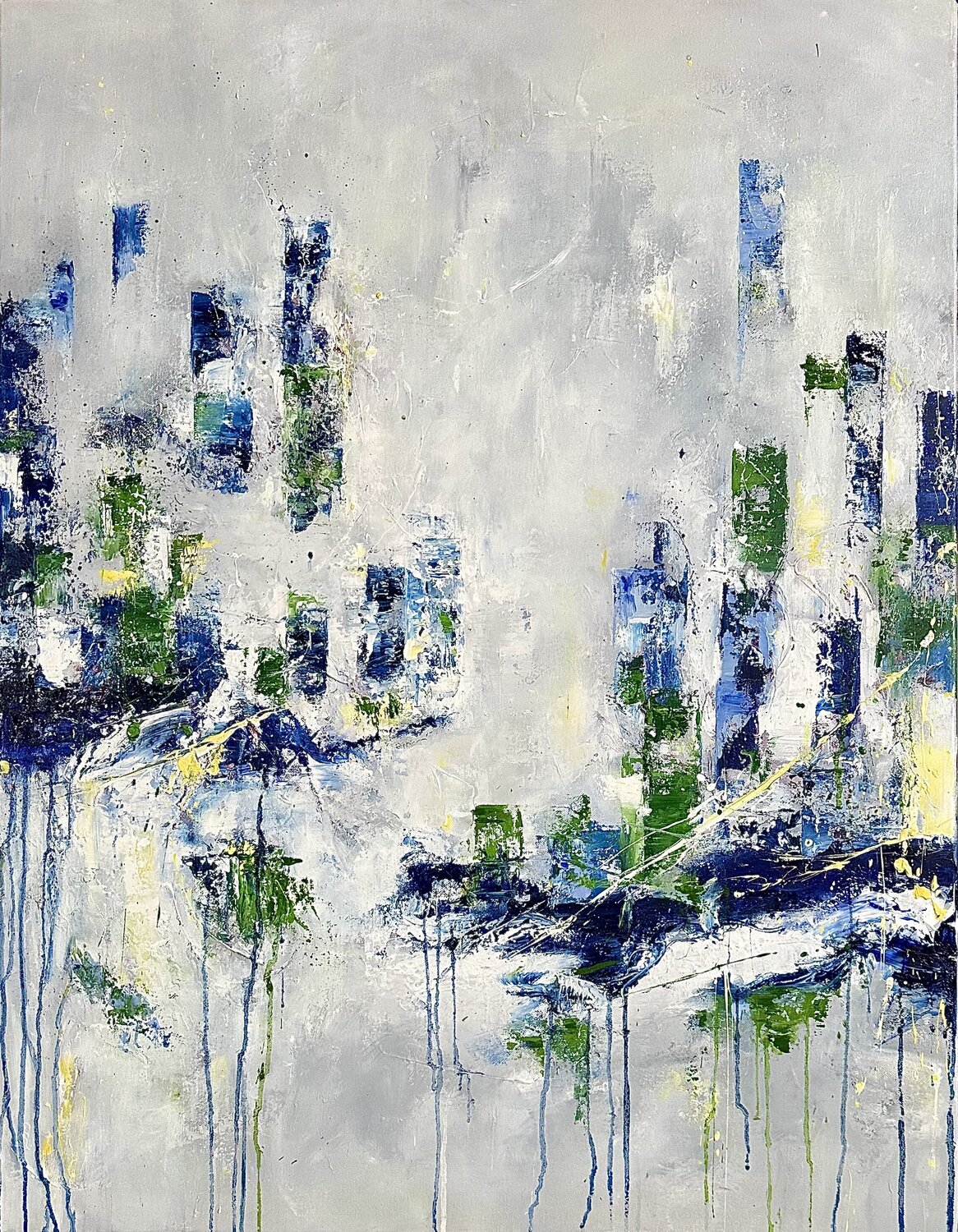 Echoes of the City Sabine Kay Original painting for sale