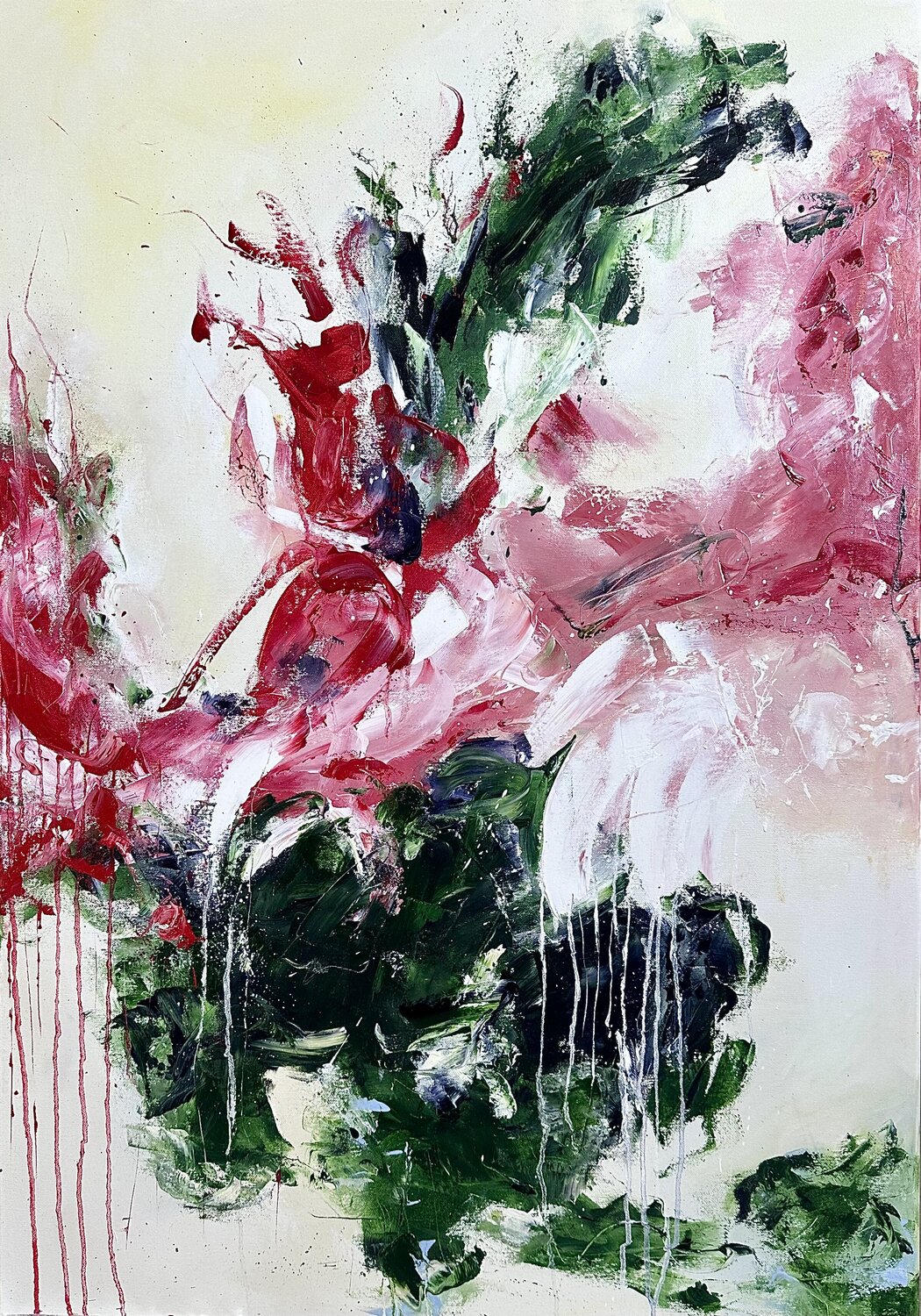 Untamed Garden Sabine Kay Original painting for sale