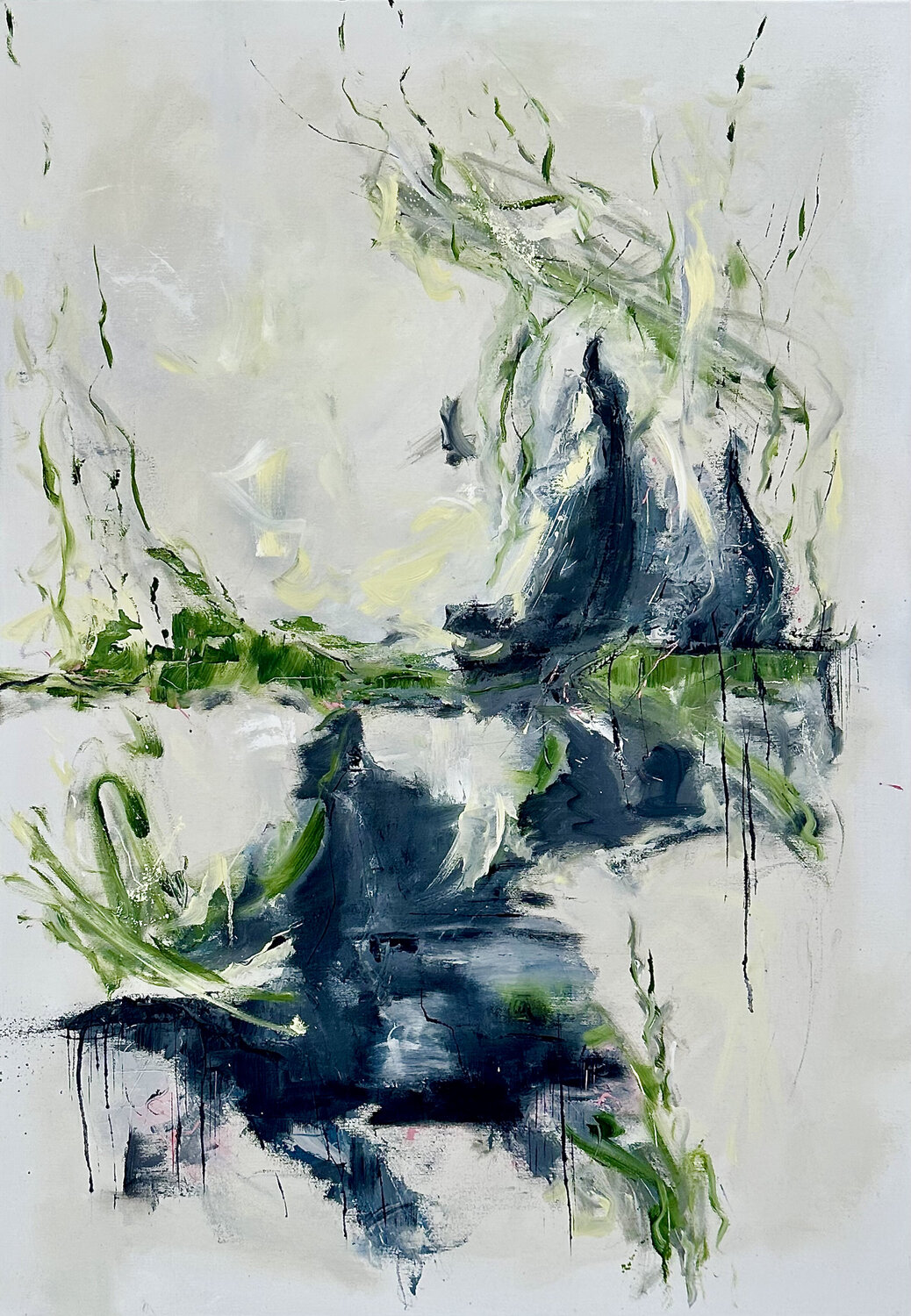 Green Dreams Sabine Kay Original painting for sale