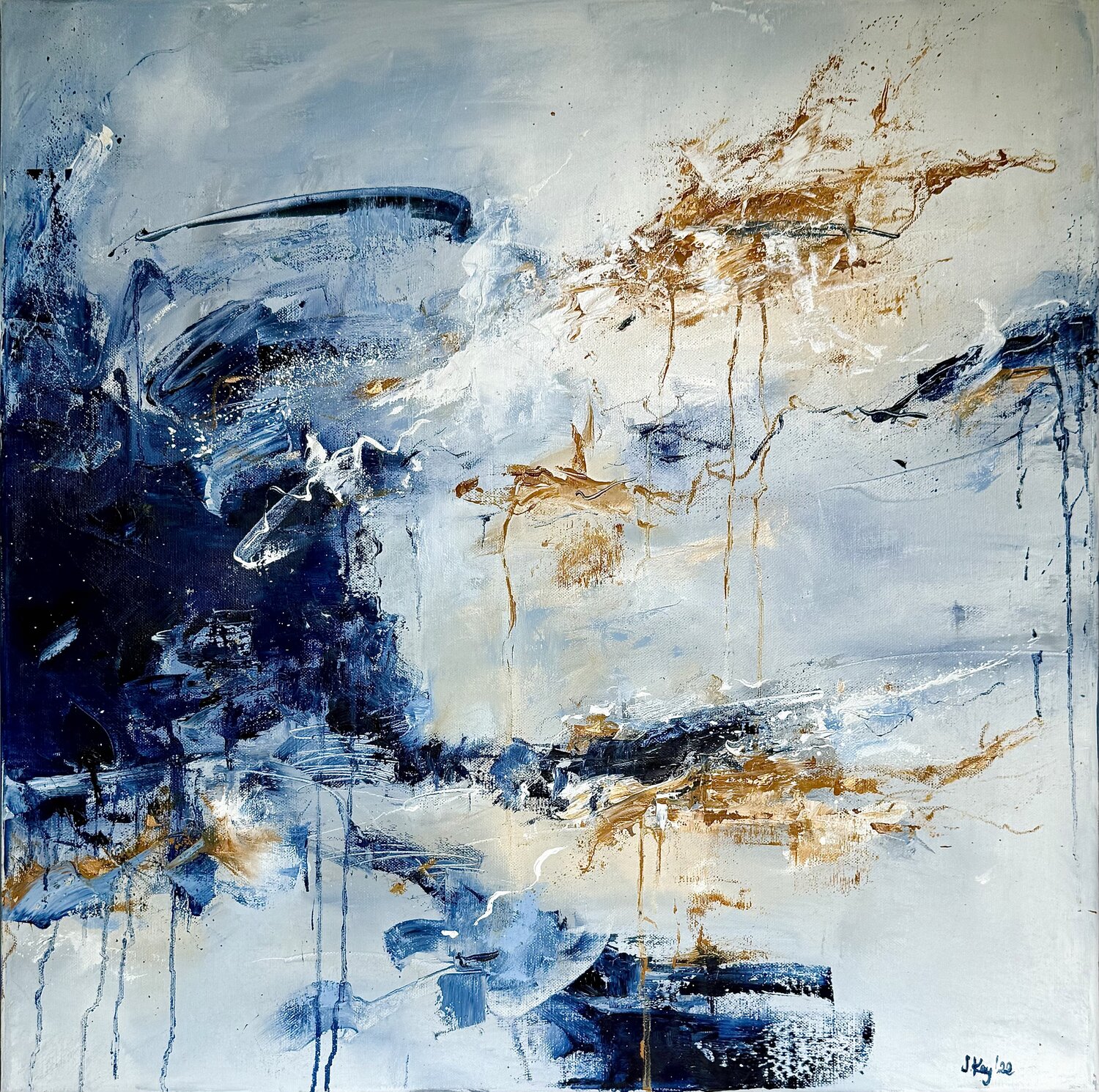 Ocean Soul I Sabine Kay Original painting for sale