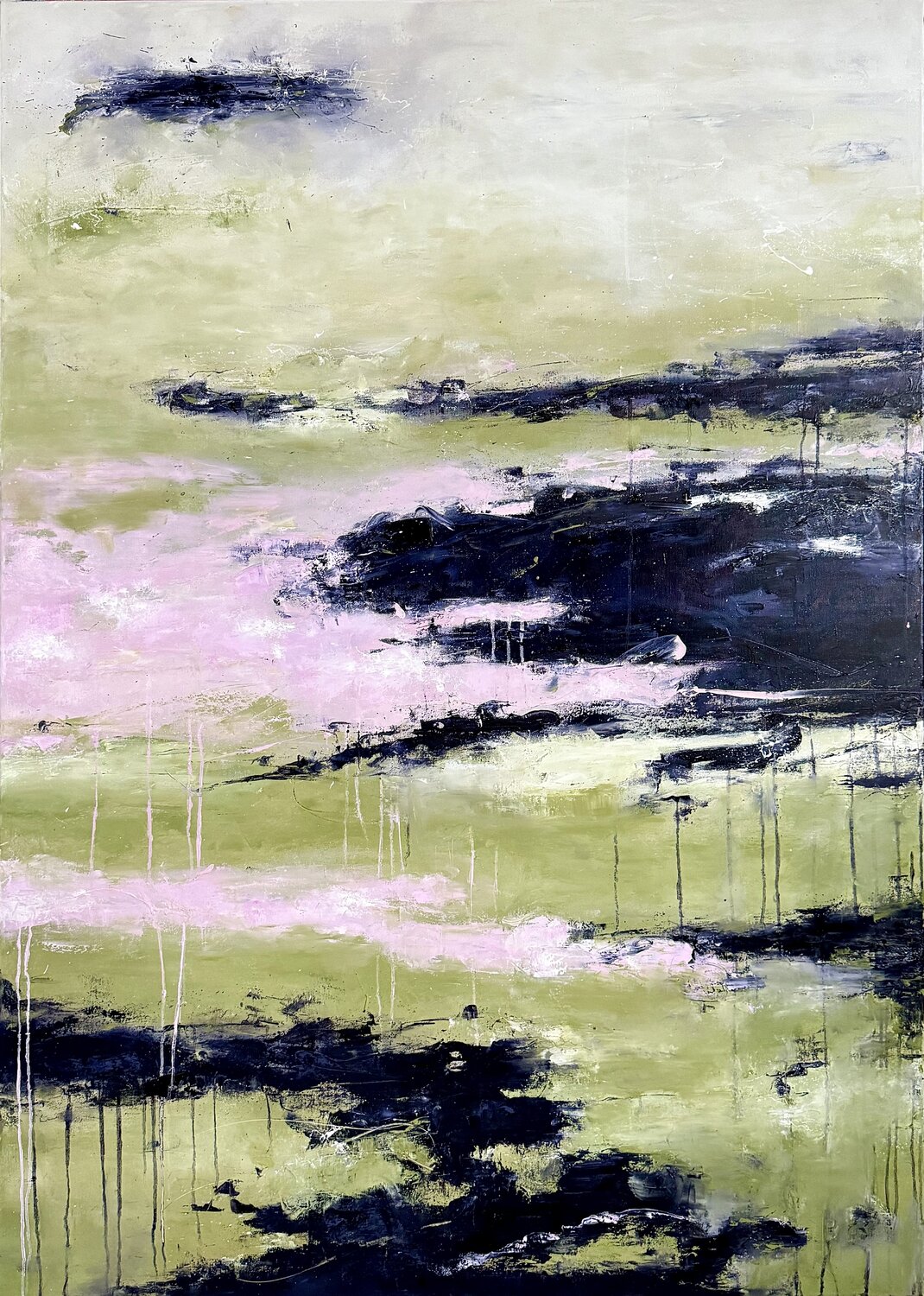 Whispers of Spring Sabine Kay Original painting for sale