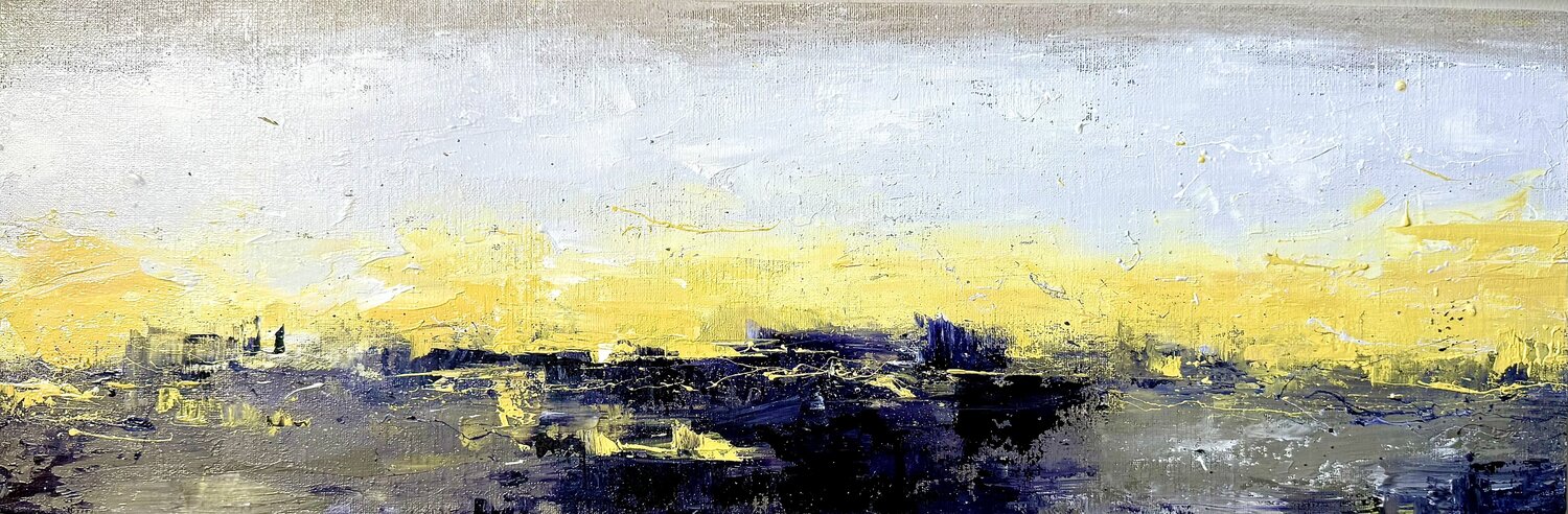 Soft Horizon II Sabine Kay Original painting for sale