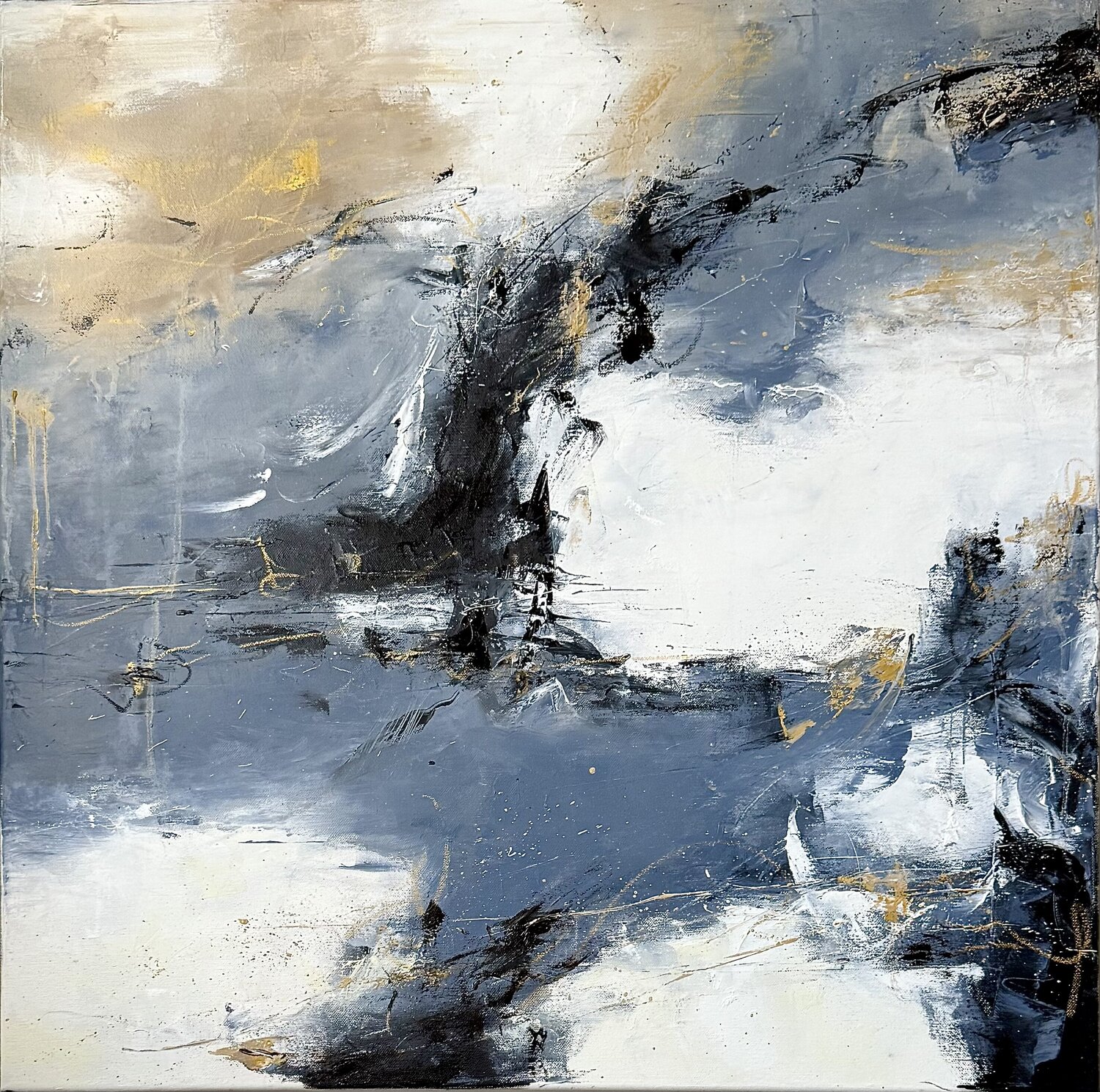 Cold morning Sabine Kay Original painting for sale