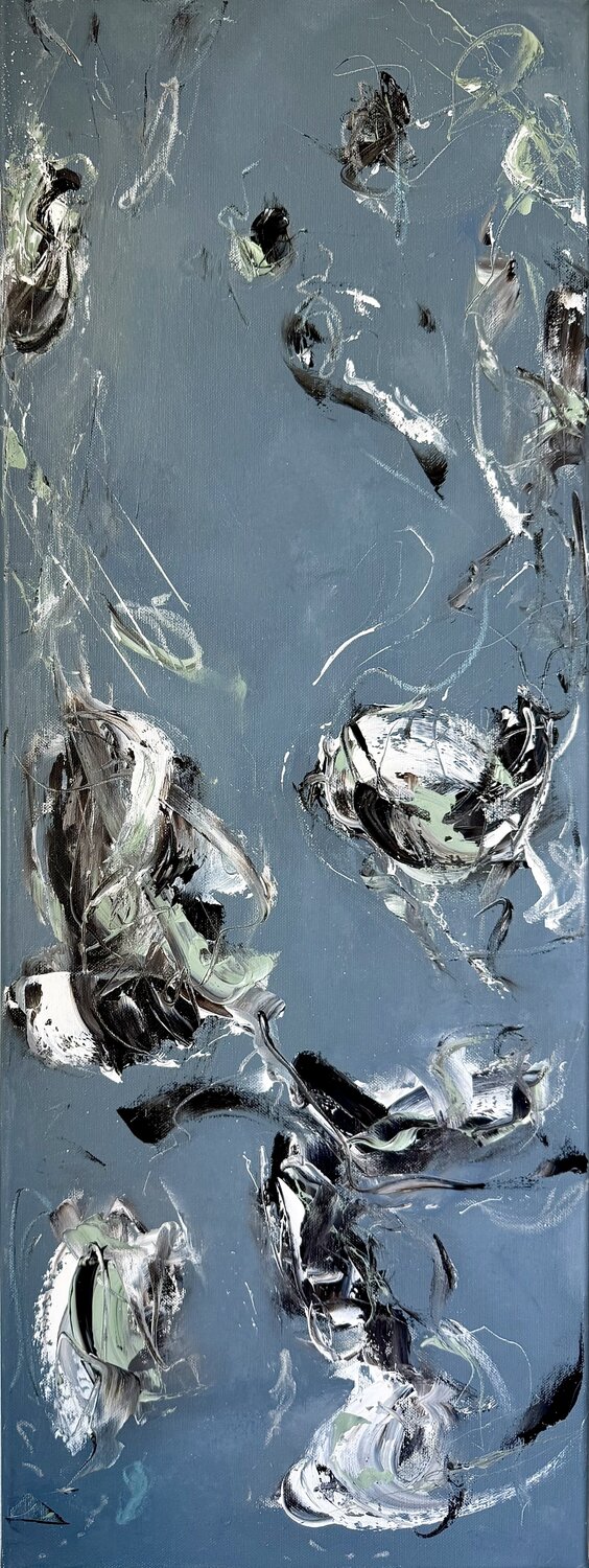Petals of peace I Sabine Kay Original painting for sale