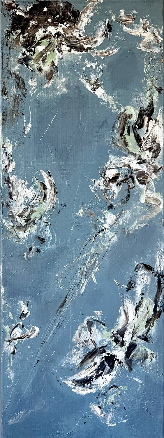 Petals of peace II Sabine Kay Original painting for sale