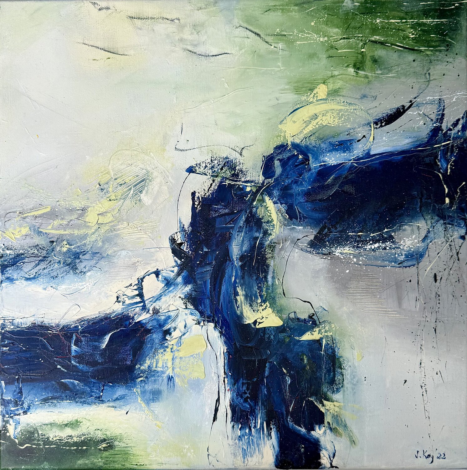 In search of ground Sabine Kay Original painting for sale