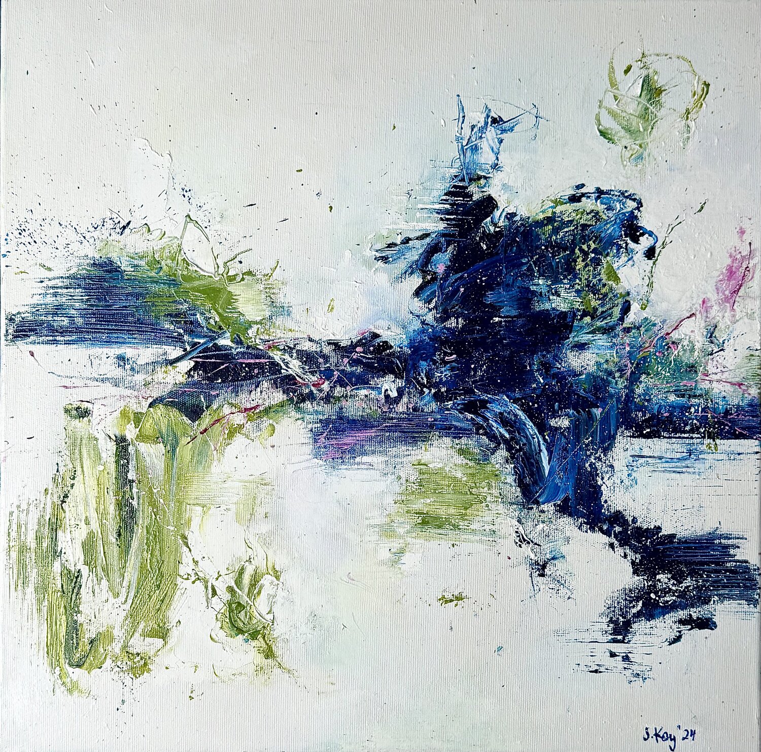Not all is Blue II Sabine Kay Original painting for sale