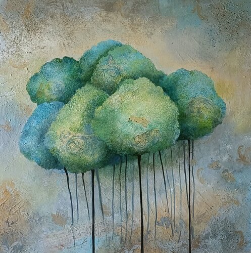 Les chemins du rêve by Monica Cattaneo, Painting for Sale on Select