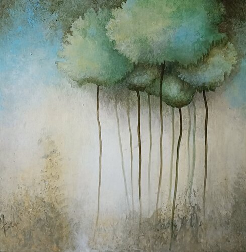 VIBRATIONS by Monica Cattaneo, Painting for Sale on Select