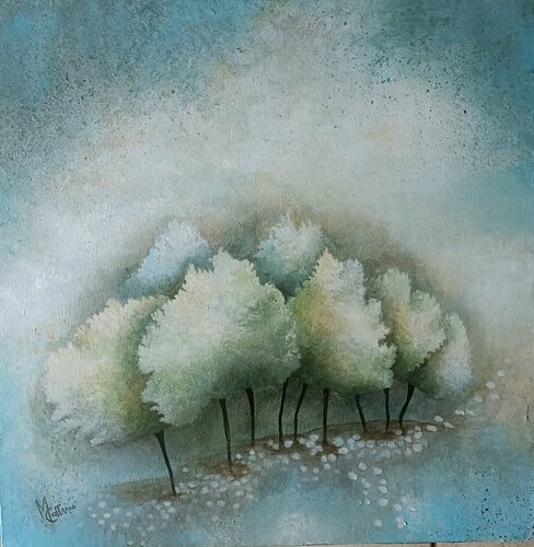 MATIN D 'HIVER by Monica Cattaneo, Painting for Sale on Select