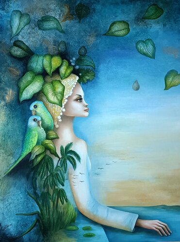 RÊVERIE by Monica Cattaneo, Painting for Sale on Select