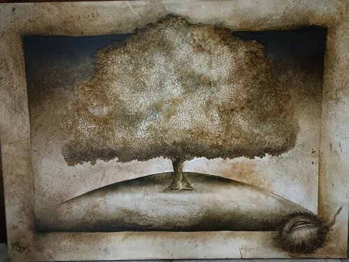 ARBRE DE VIE by Monica Cattaneo, Painting for Sale on Select