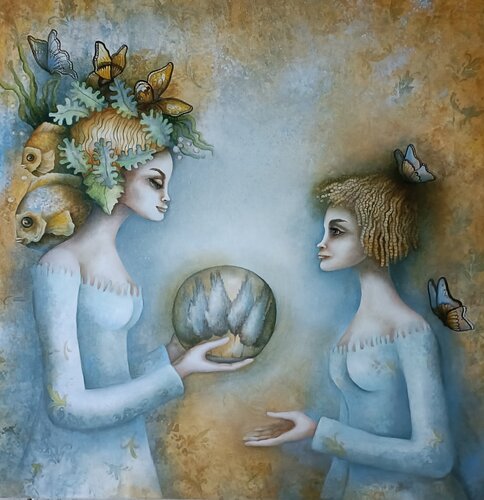 HERITAGE by Monica Cattaneo, Painting for Sale on Select