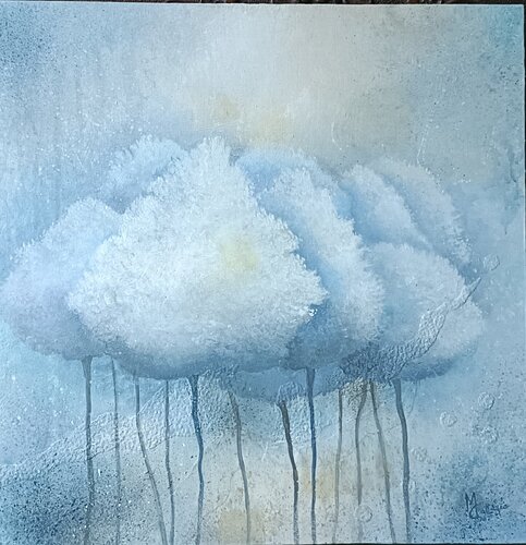 FEÉRIE D 'HIVER by Monica Cattaneo, Painting for Sale on Select