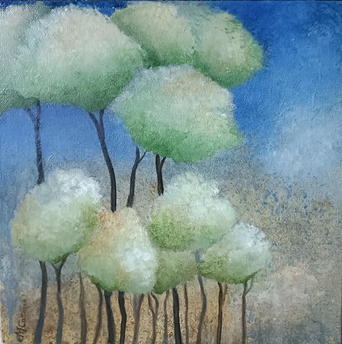 MUSIQUE D'AUTOMNE by Monica Cattaneo, Painting for Sale on Select