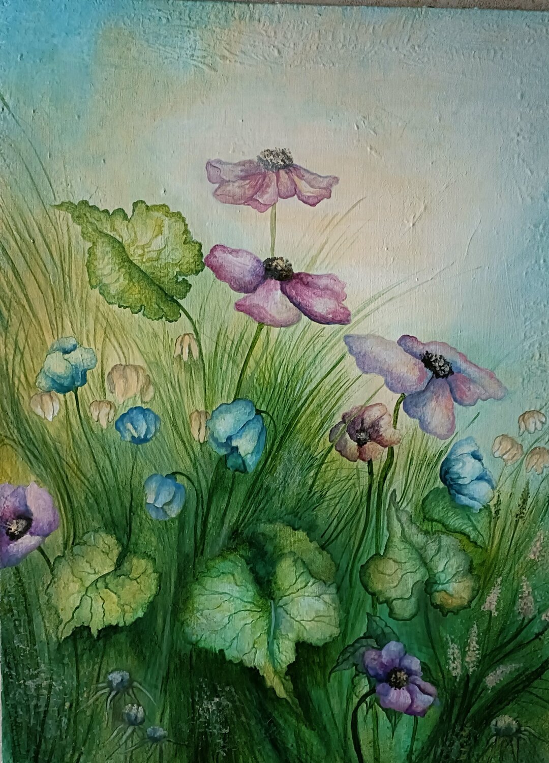LA BELLE SAISON Monica Cattaneo Original painting for sale
