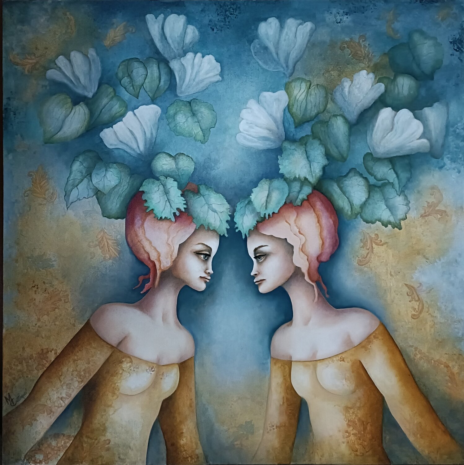 Après midi d'été Monica Cattaneo Original painting for sale