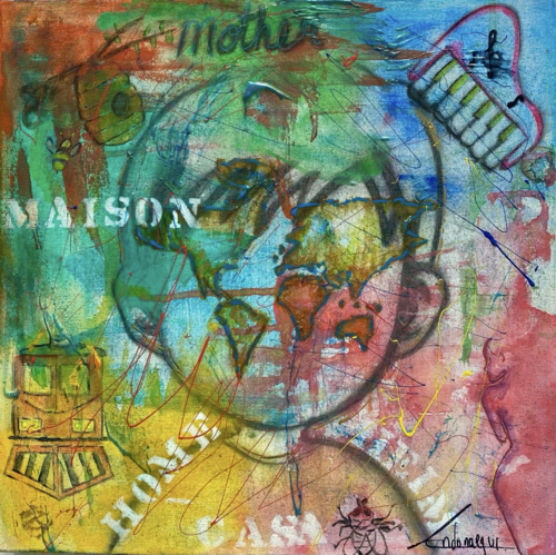 Maison C by Cecilia Andonaegui, Painting for Sale on Select