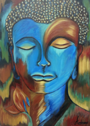 Buda by Cecilia Andonaegui, Painting for Sale on Select