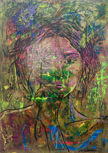 Única by Cecilia Andonaegui, Painting for Sale on Select