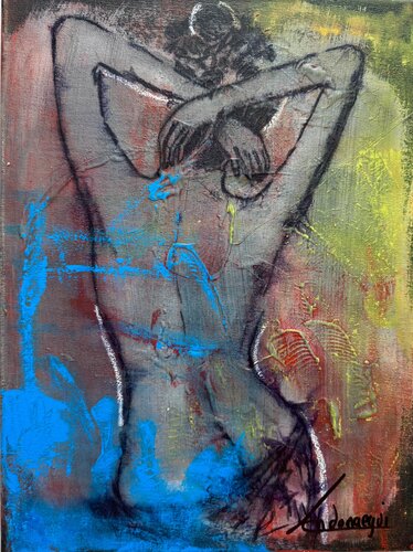 Sensualidad by Cecilia Andonaegui, Painting for Sale on Select