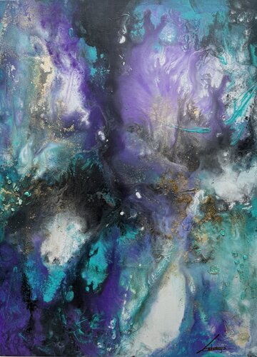 Órbita Interior by Cecilia Andonaegui, Painting for Sale on Select