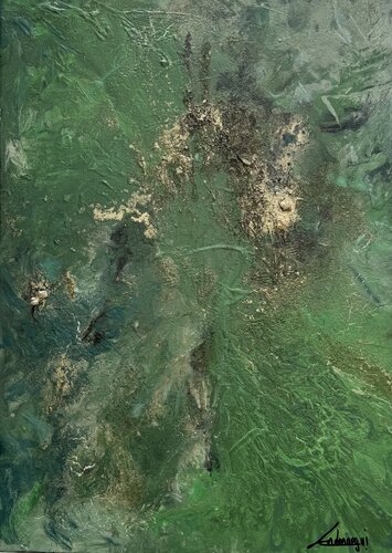Pulso Verde by Cecilia Andonaegui, Painting for Sale on Select