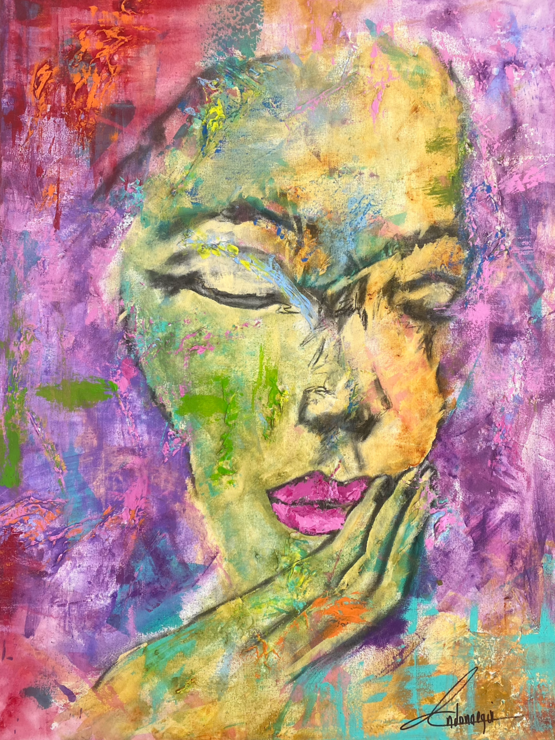 Sueños Cecilia Andonaegui Original painting for sale