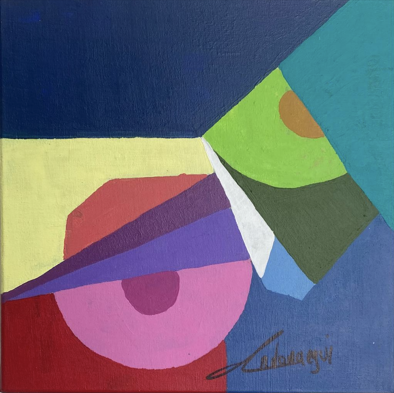 I See You Cecilia Andonaegui Original painting for sale