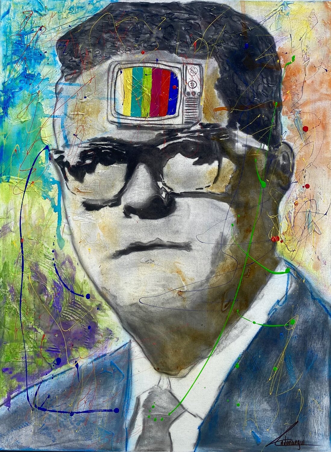 Sagacidad Cecilia Andonaegui Original painting for sale