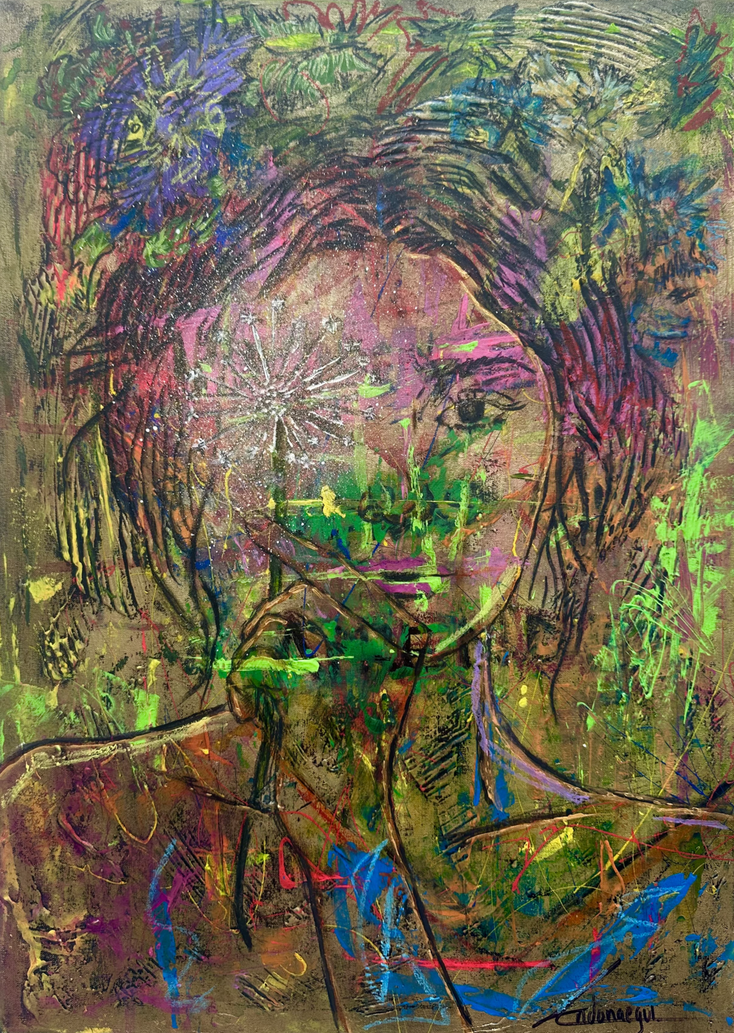 Única Cecilia Andonaegui Original painting for sale